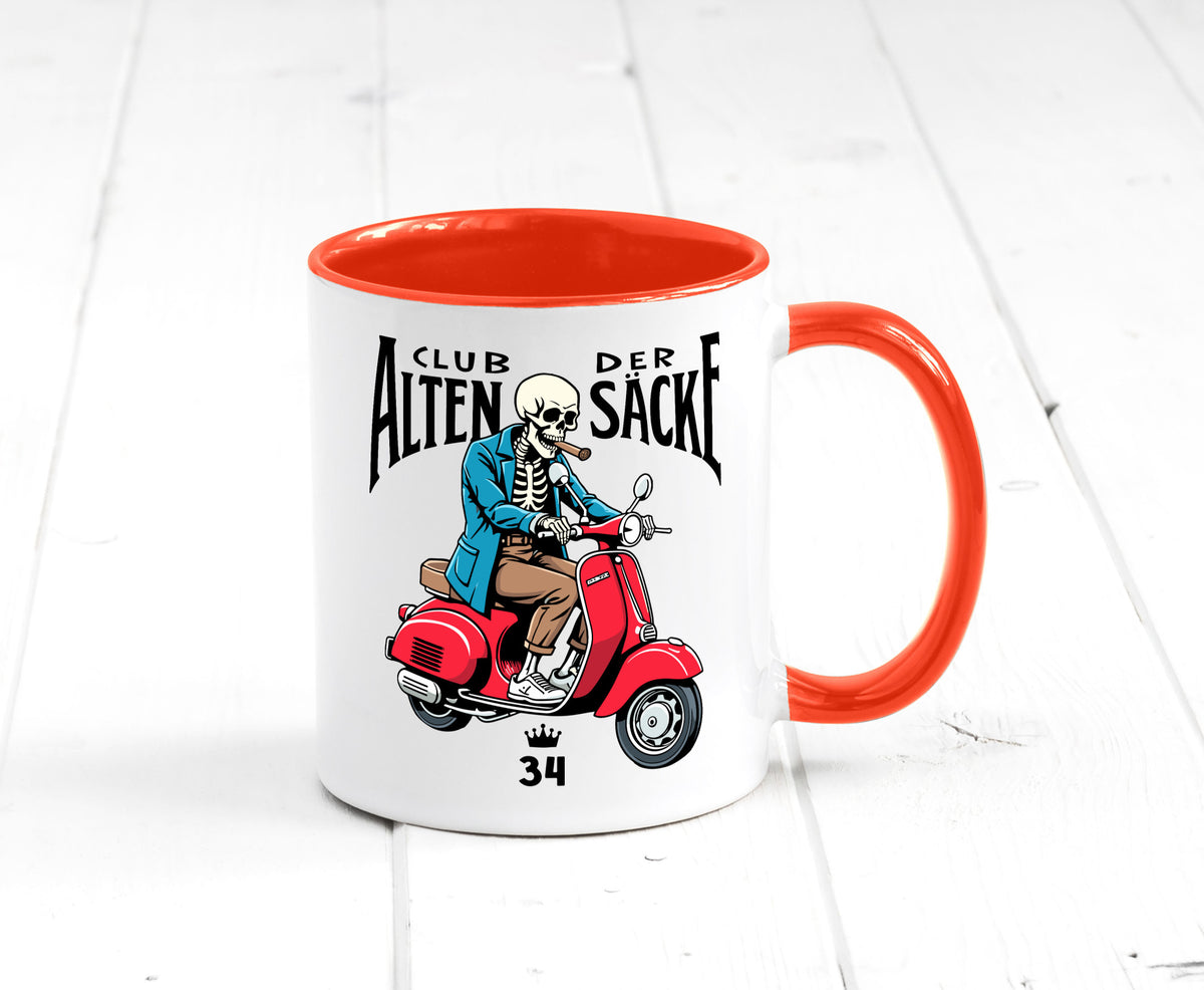 34. Geburtstag | 34 Jahre Club der alten Säcke lustiger Spruch Geschenk Tasse