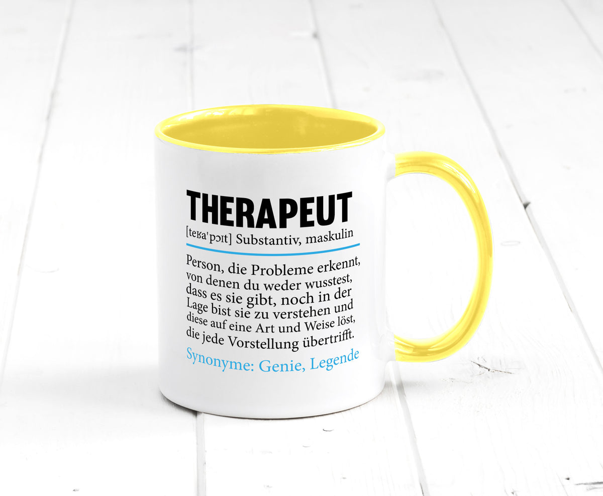 Therapeut | Psychotherapie Therapie Beruf lustig Humor Arbeit Kollegen Büro Tasse