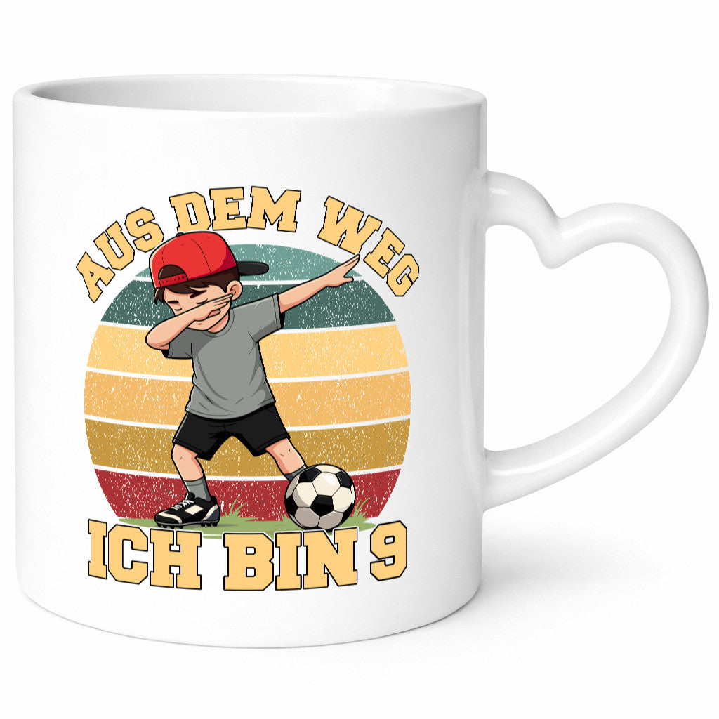 9. Geburtstag | 9 Jahre Fußball Junge Fußballer Geschenk Geschenkidee lustiger