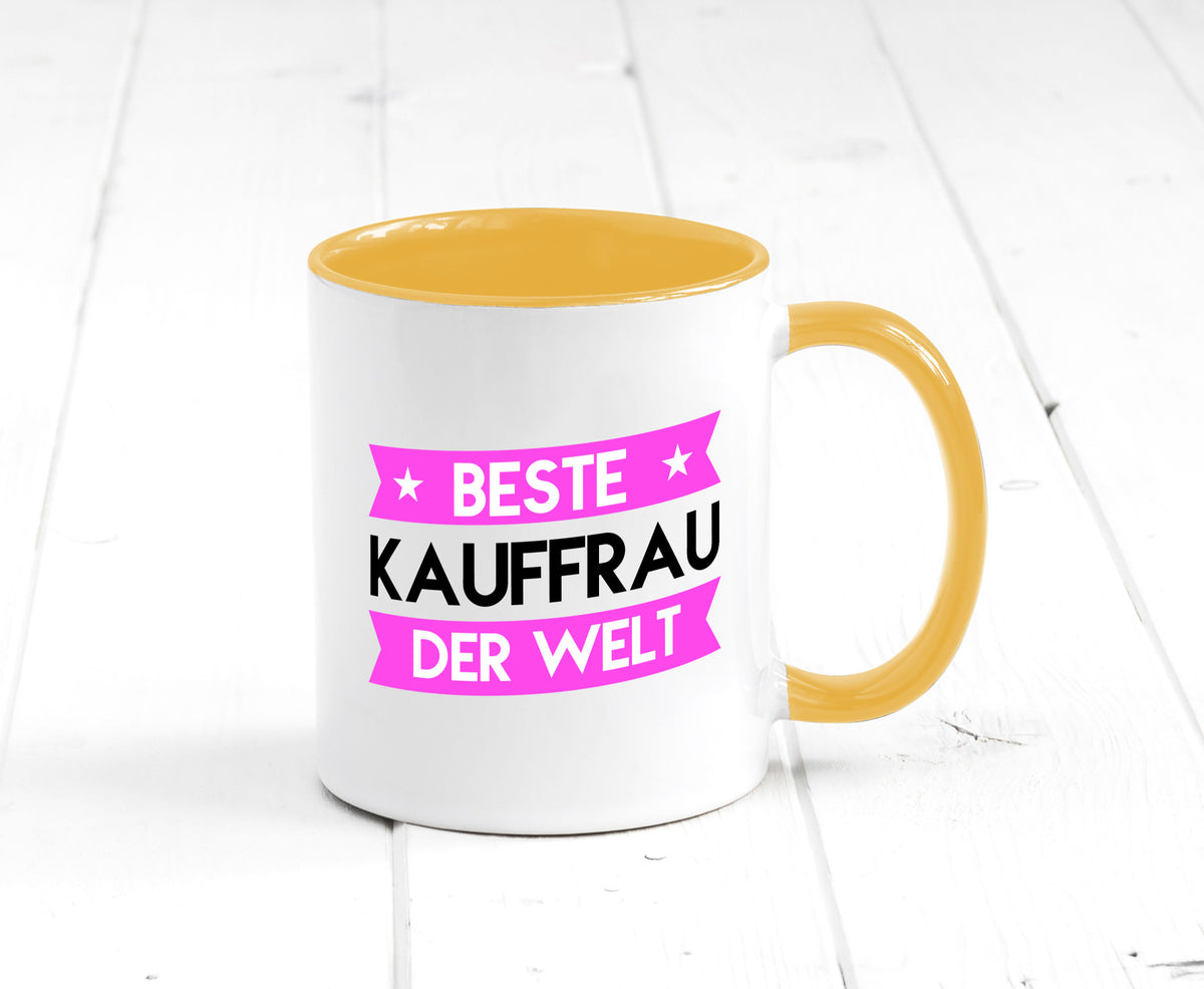 Beste Kauffrau | Kauffrauen Geschenkidee Humor Tasse