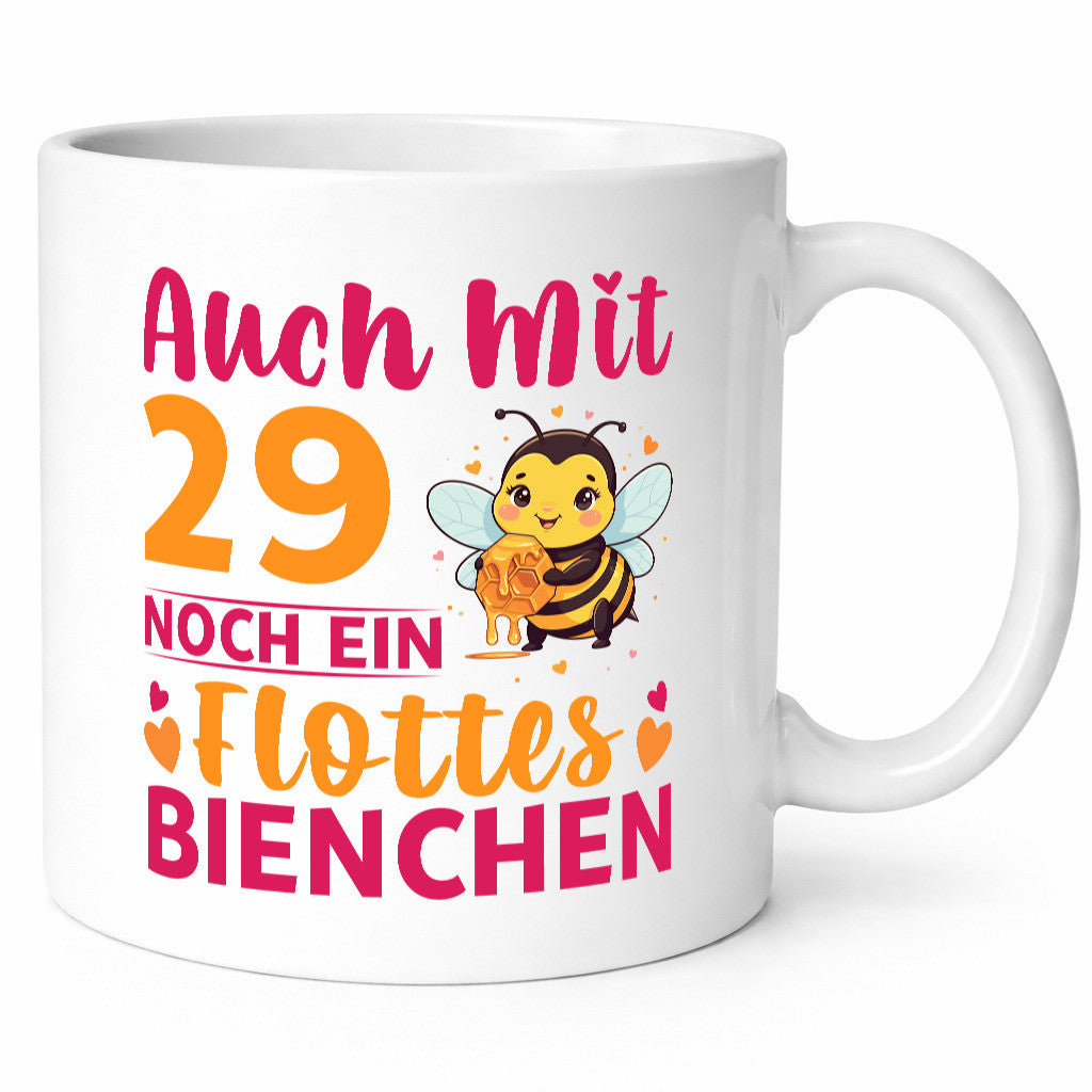 29. Geburtstag | Flottes Bienchen 29 Jahre lustig Geschenkidee Geschenk Tasse