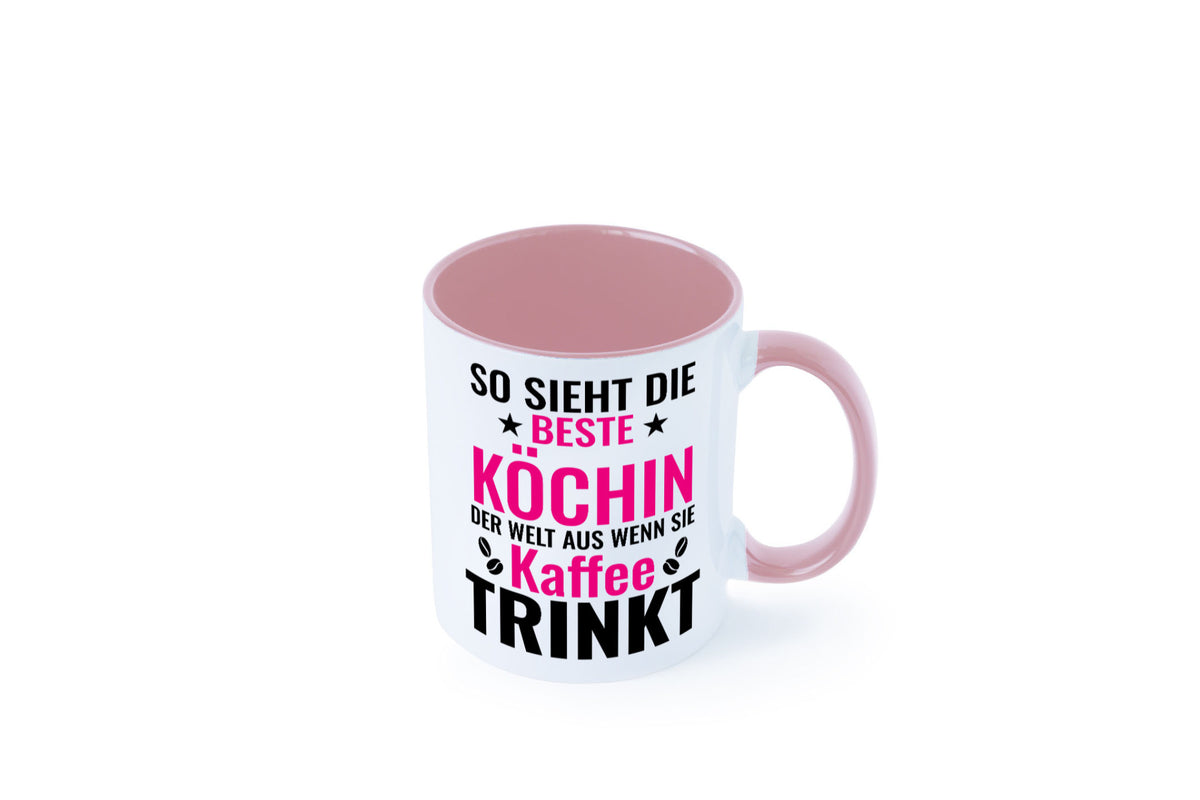 Kaffee trinkt: Köchin | Chefköchin Chefkoch Humor Arbeit Kollegen Büro Tasse