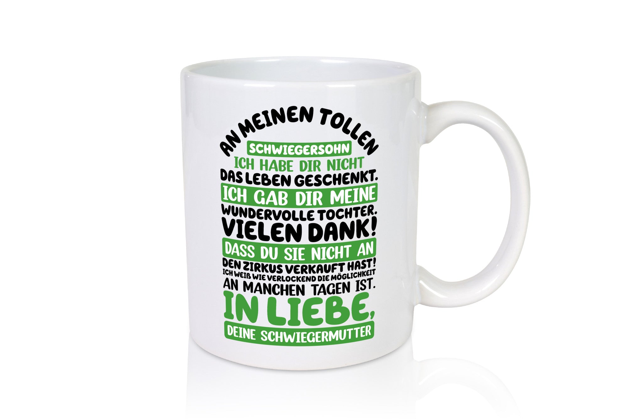 An meinen tollen Schwiegersohn vl8 Geschenk Familie Geschenkidee lustiger