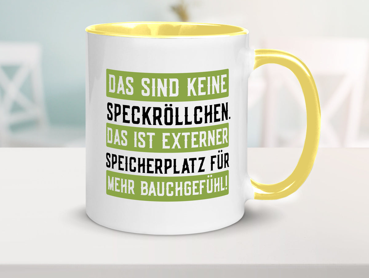 Keine Speckröllchen | Softwareentwickler PC Körperfülle Geschenkidee Humor Tasse