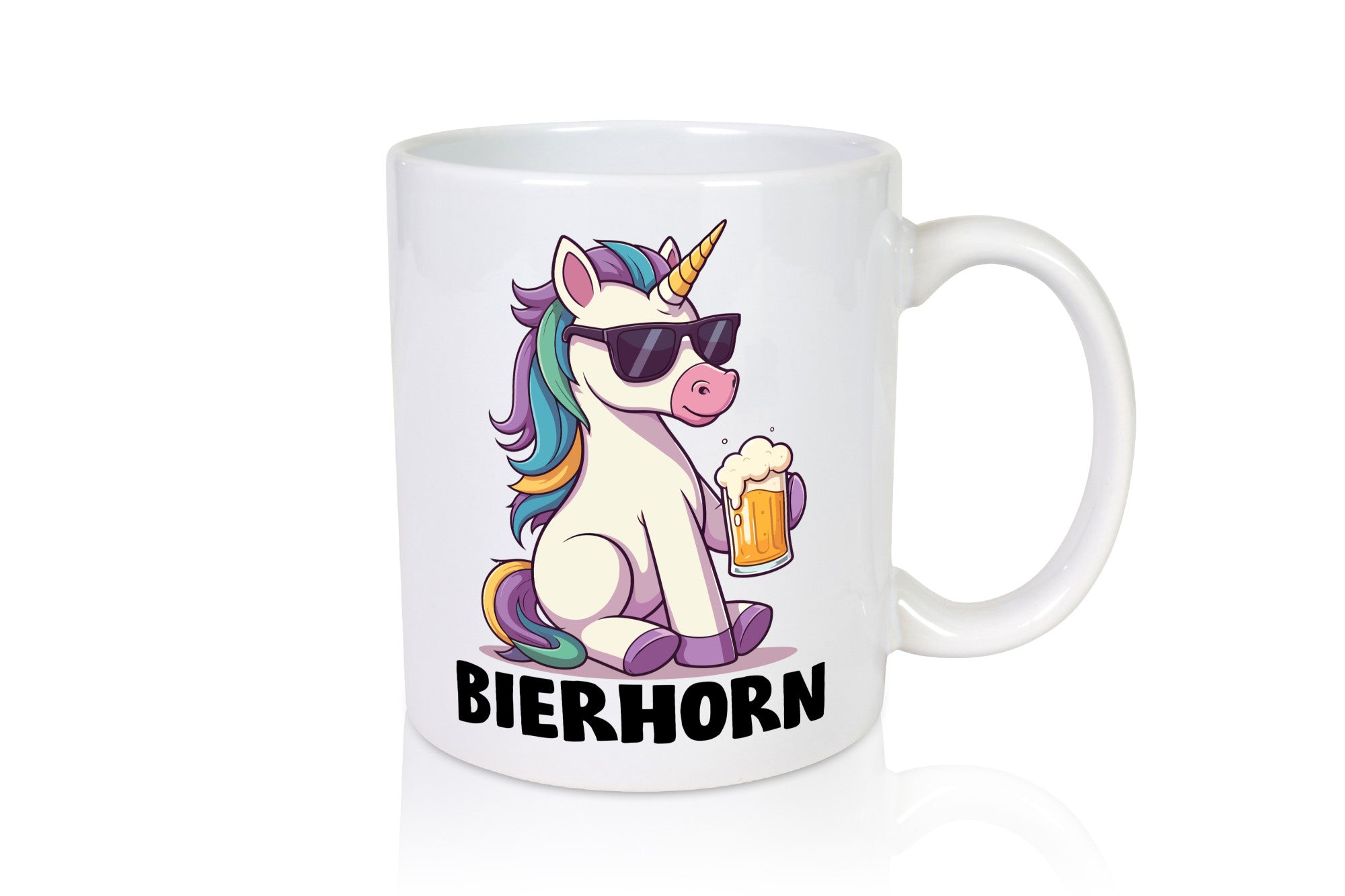 Bierhorn | Einhorn Bierliebhaber Geschenkidee Humor Tasse
