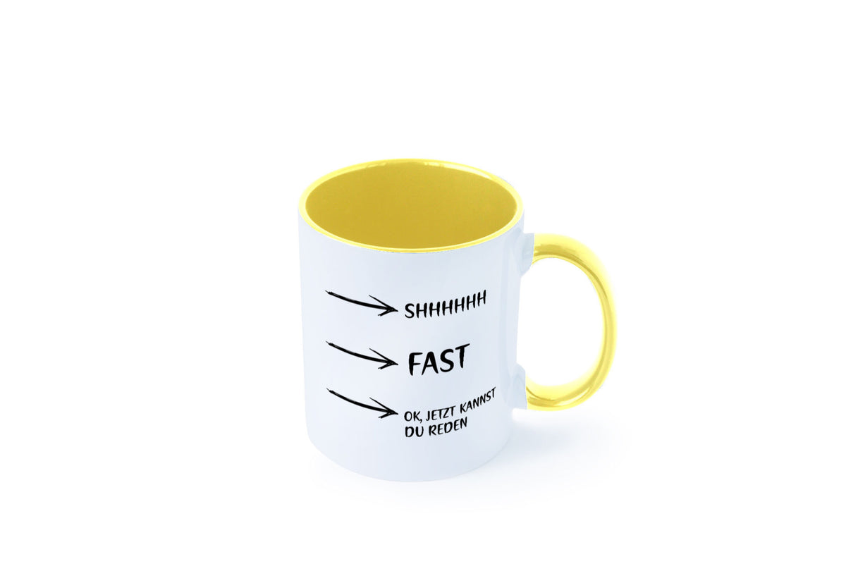 Jetzt kannst du reden | Morgenmuffel Kaffeetrinker Humor Geschenkidee Tasse