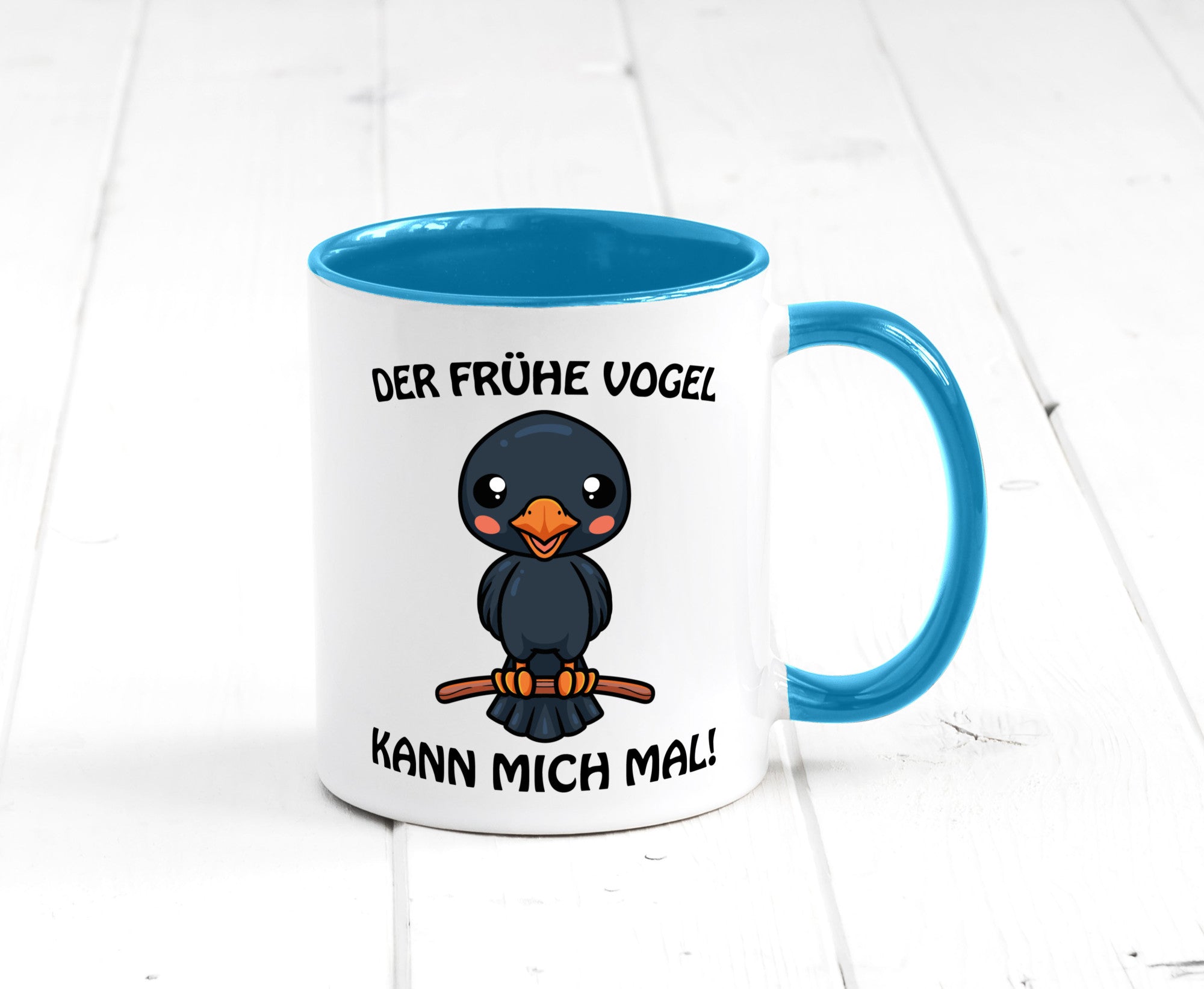 Der Frühe Vogel Humor Geschenkidee Tasse