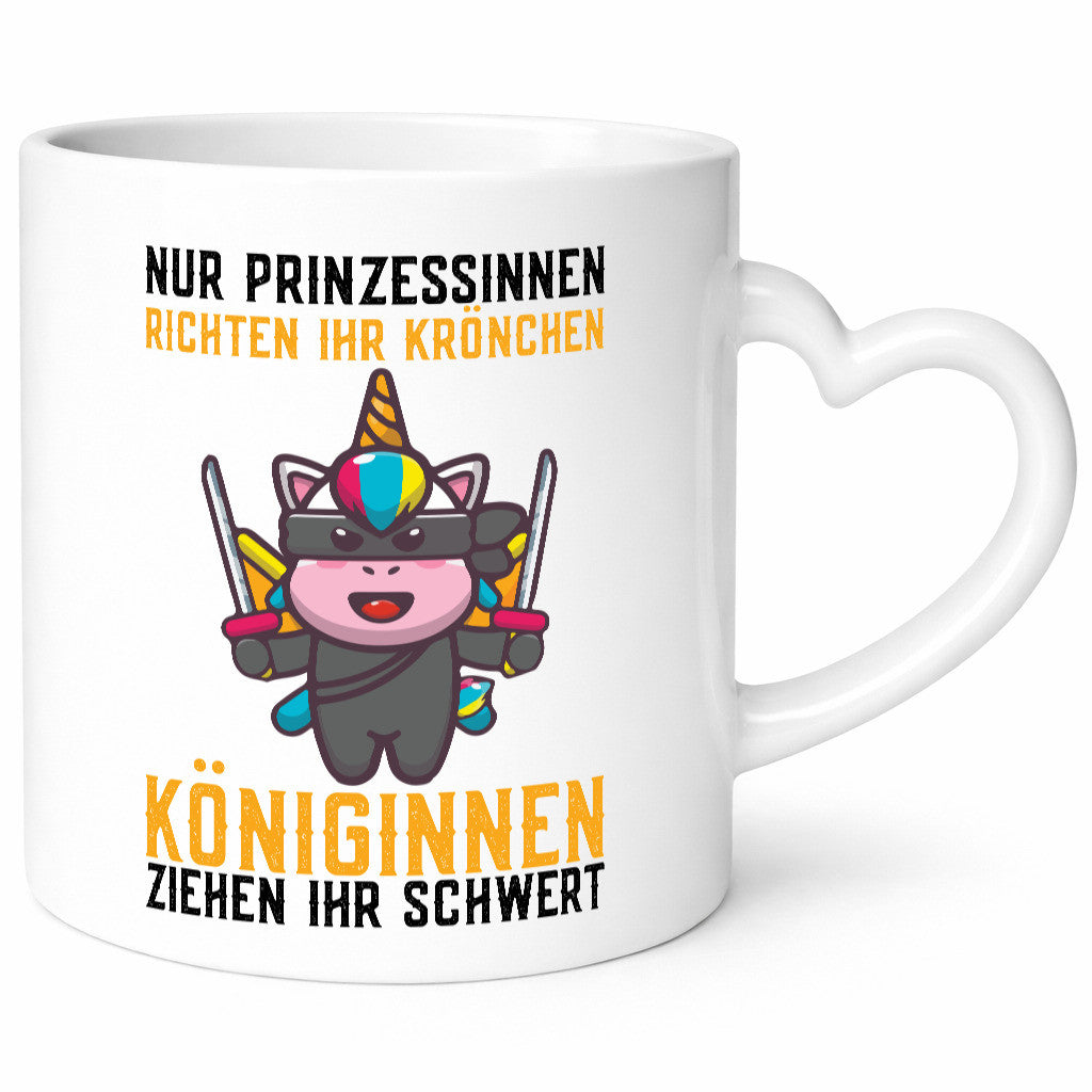 Königinnen ziehen ihr Schwert | Einhorn Prinzessin Geschenk Humor Geschenkidee