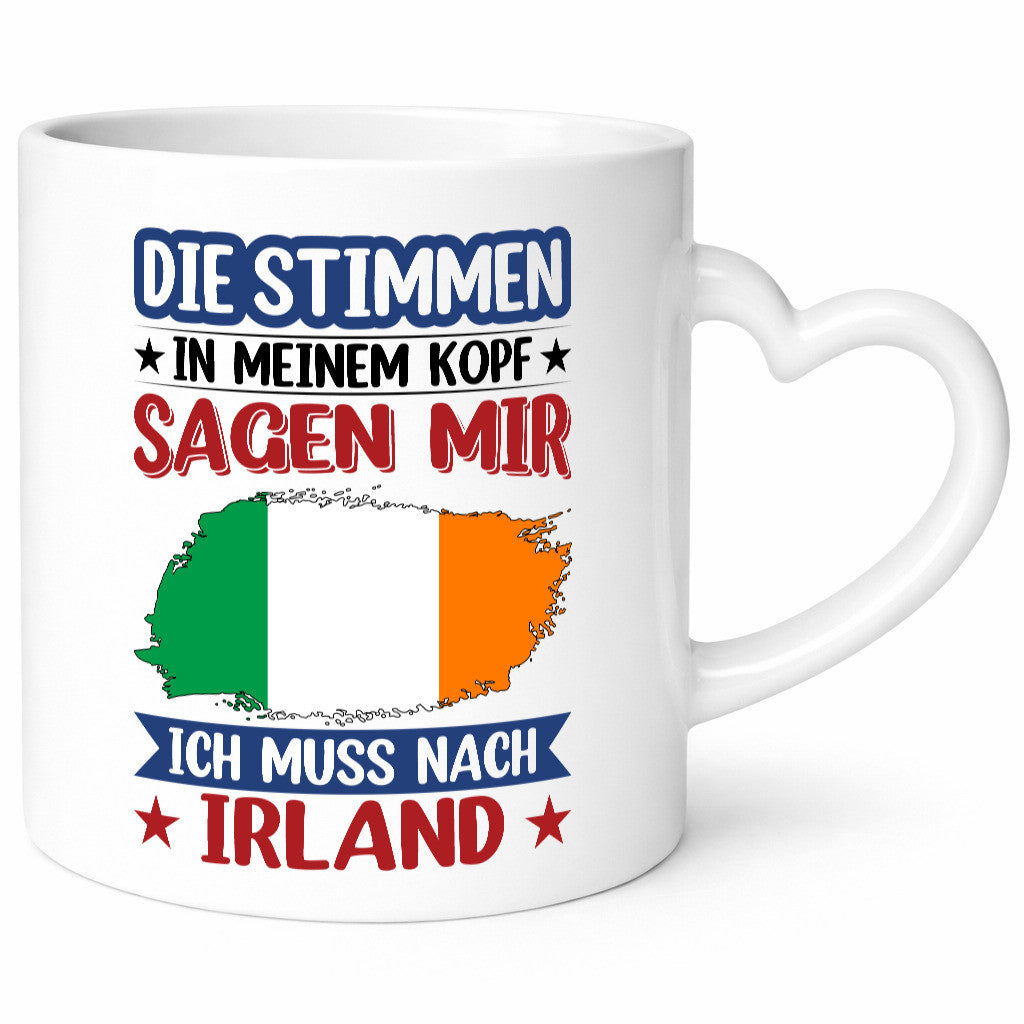Irland | Urlaub Stimmen in meinem Kopf Traumland Geschenk Humor Geschenkidee