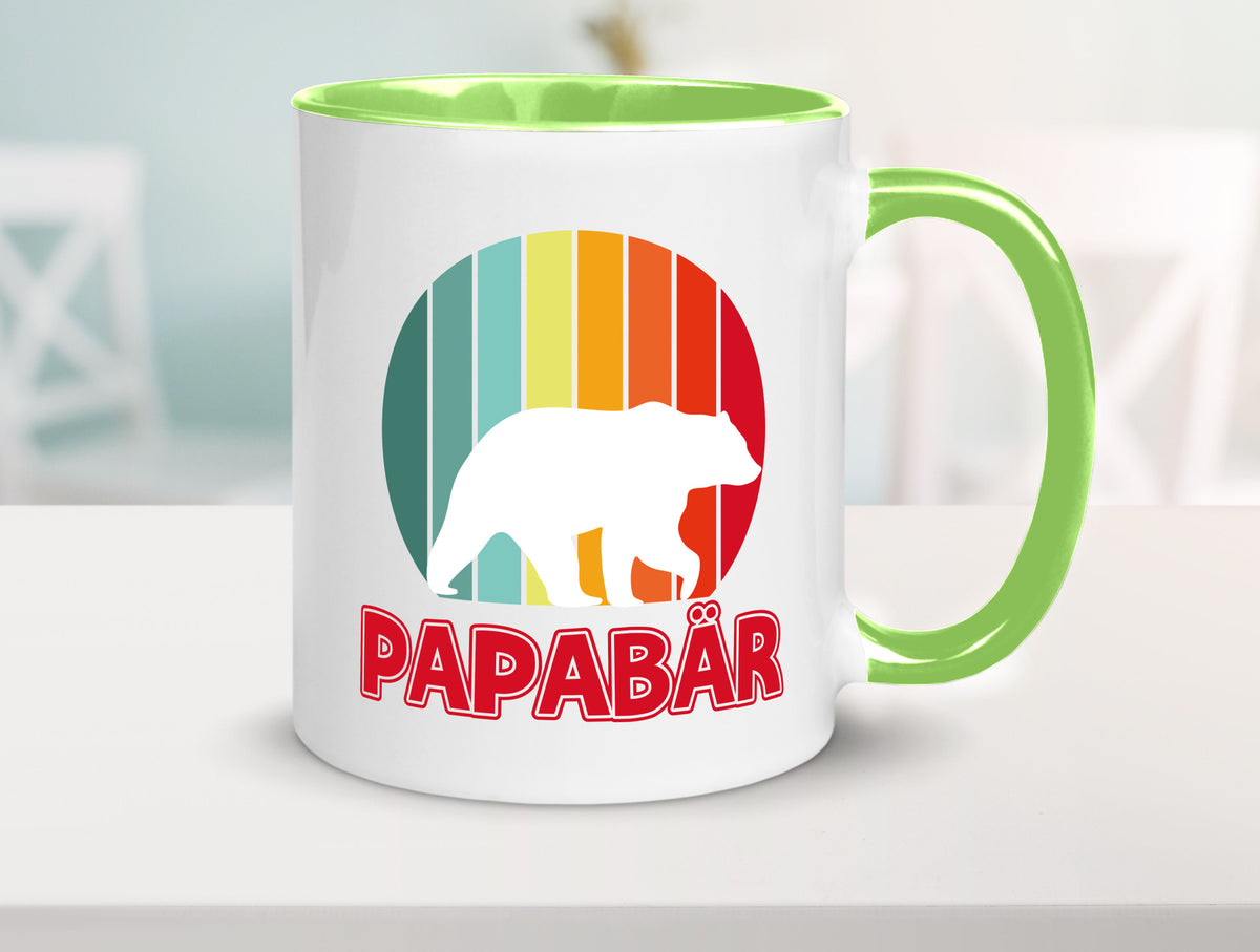 Papabär | Papa Tasse Vater Vatertag Bär lustiger Spruch Geschenk Familie