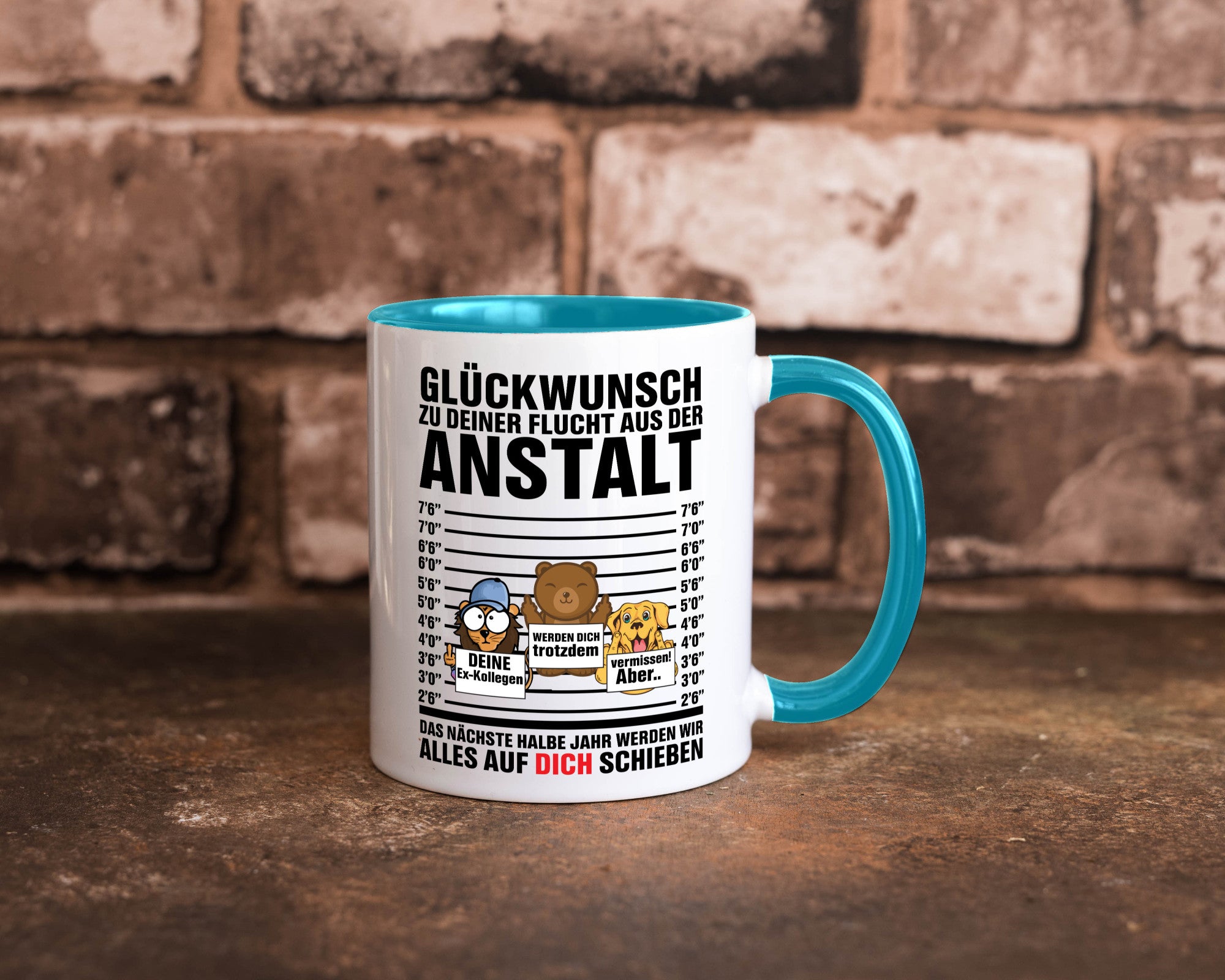 Glückwunsch zur Flucht | Arbeitskollegen Berufswechel Humor Arbeit Kollegen