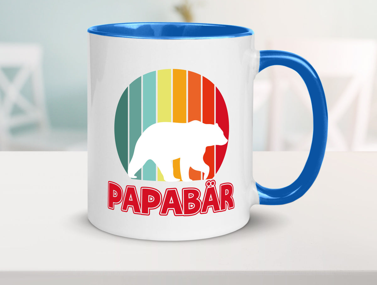 Papabär | Papa Tasse Vater Vatertag Bär lustiger Spruch Geschenk Familie