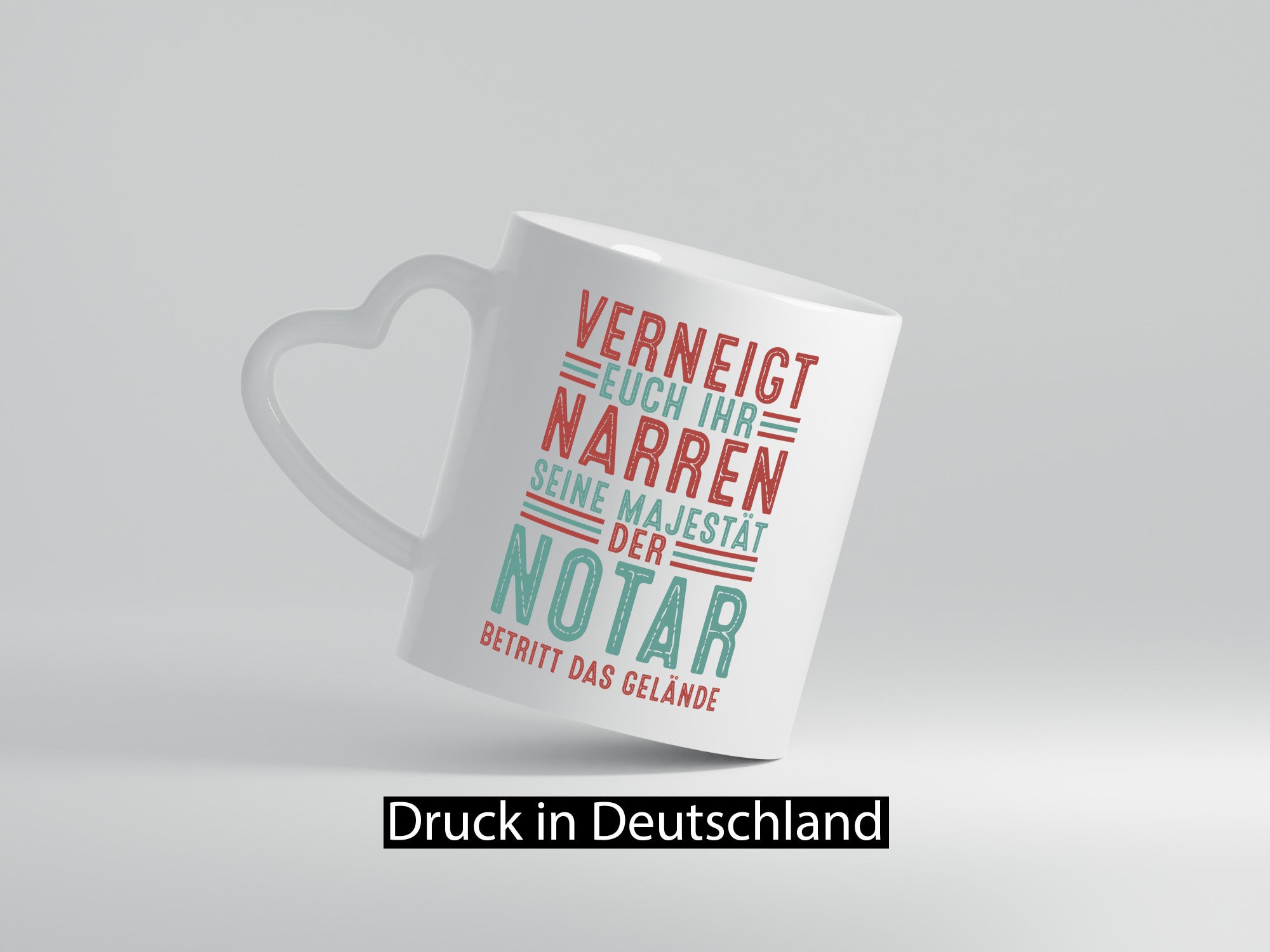 Verneigt euch: Notar | Jurist Humor Geschenkidee Tasse