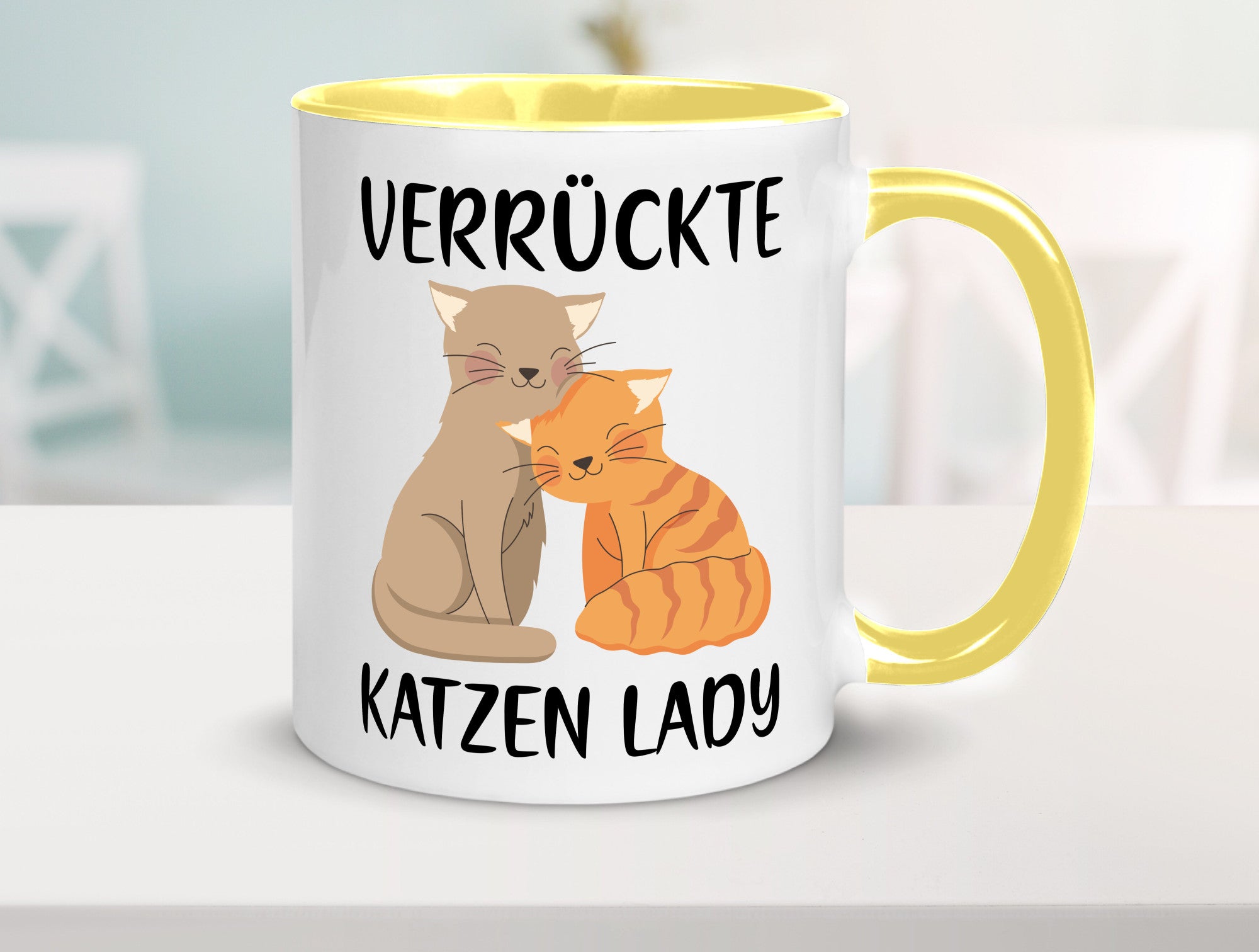 Verrückte Katzen Lady | Ich liebe Katzenliebhaber Geschenk Tierliebhaber Humor