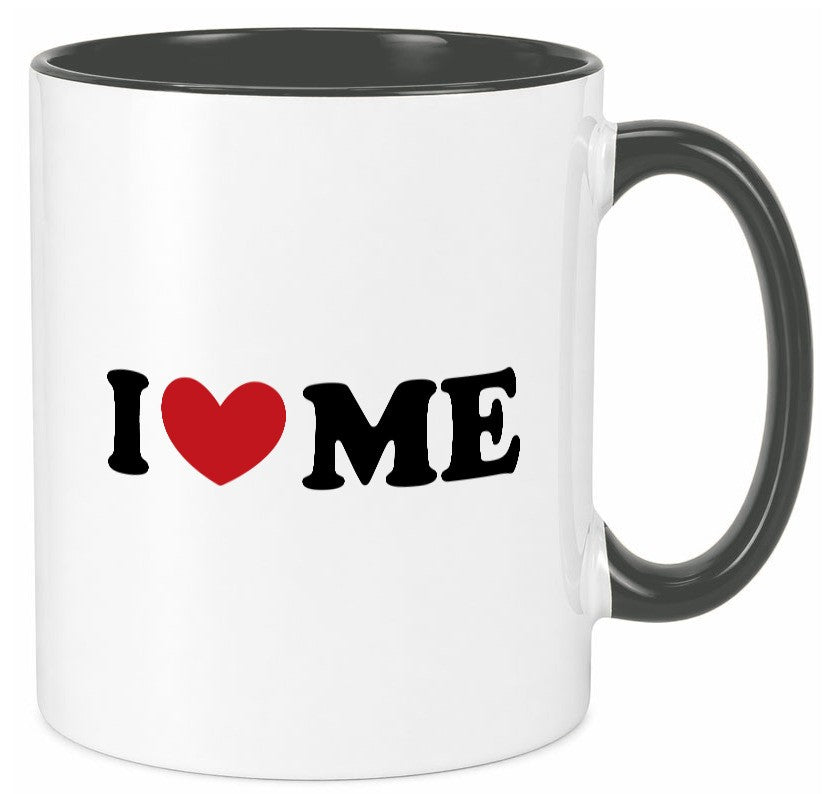 I love me vl8 Geschenk Humor Geschenkidee lustiger Spruch Tasse
