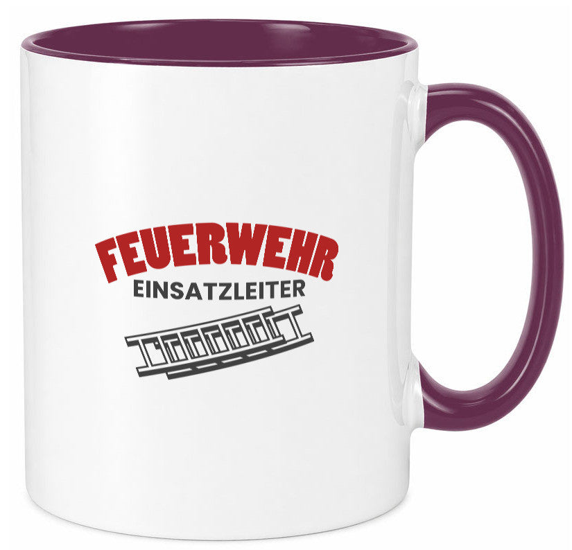 Feuerweher Einsatzleiter | Feuerwehrmann Feuerlöscher Geschenk Humor Tasse