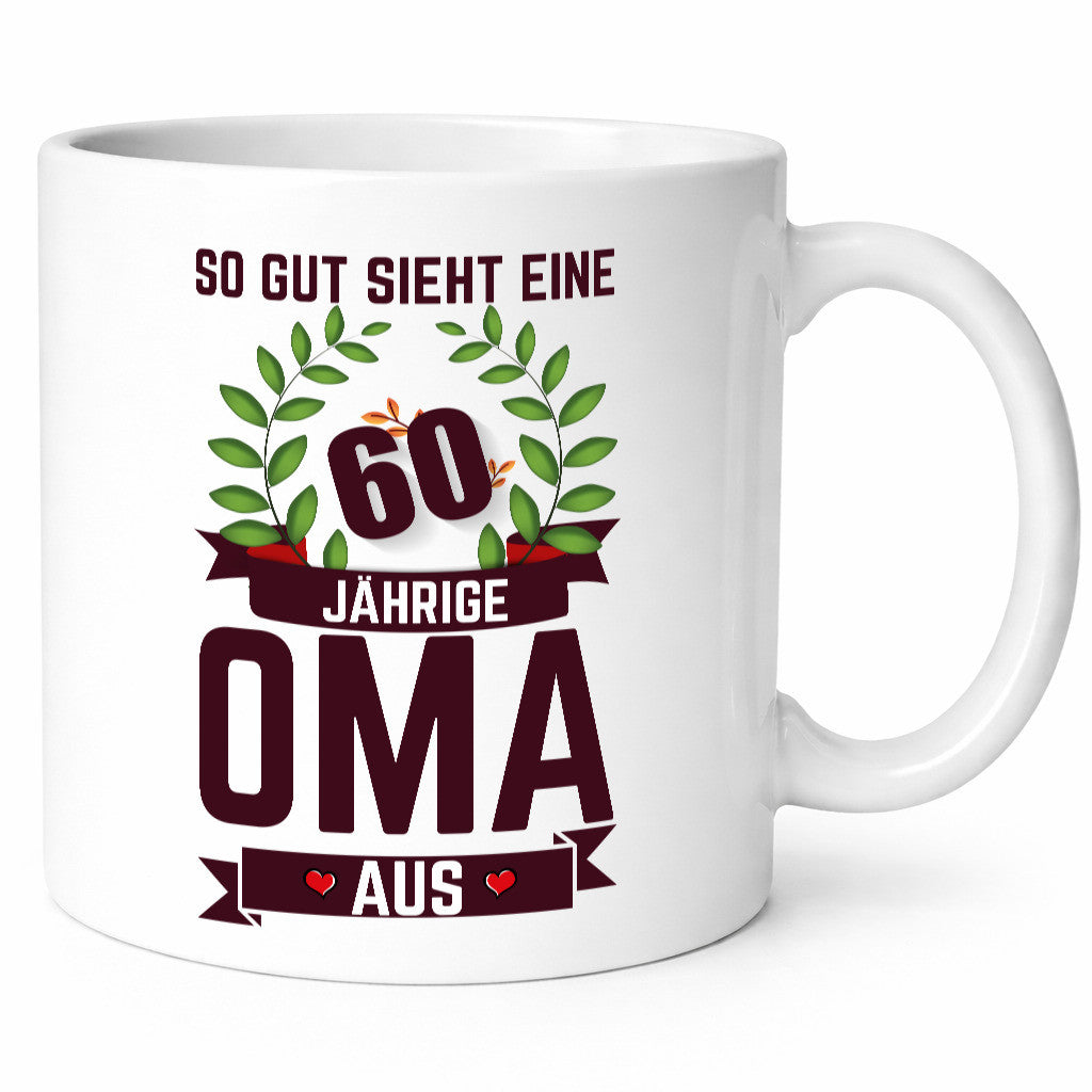 60. Geburtstag | 60 Jährige Oma Großmutter Geschenk Familie Geschenkidee