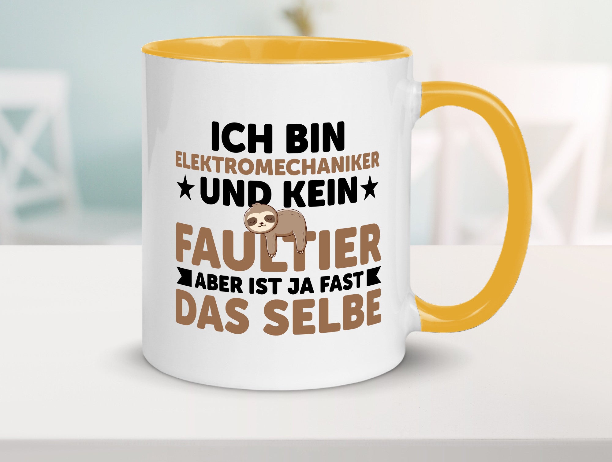 Ich bin kein Faultier: Elektromechaniker | Mechaniker Geschenkidee