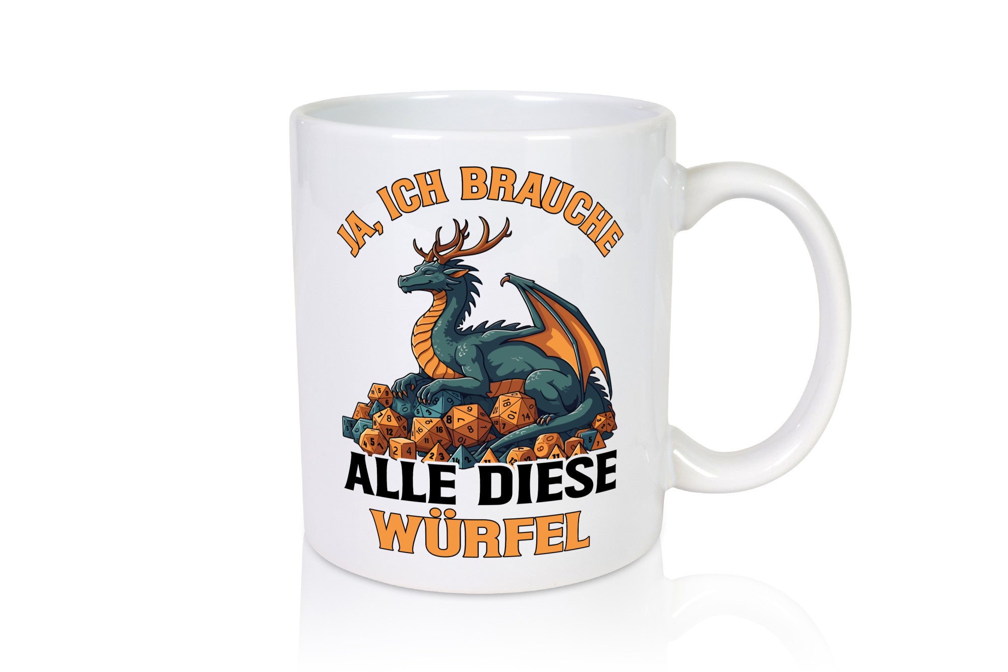 Ja ich brauche alle diese Würfel | Drache Rollenspiel v2 Geschenk Humor