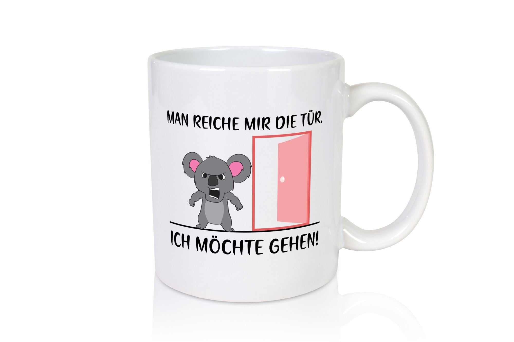 Man reiche mir die Tür | wütender Bär Comic Büro Job lustiger Spruch Geschenk