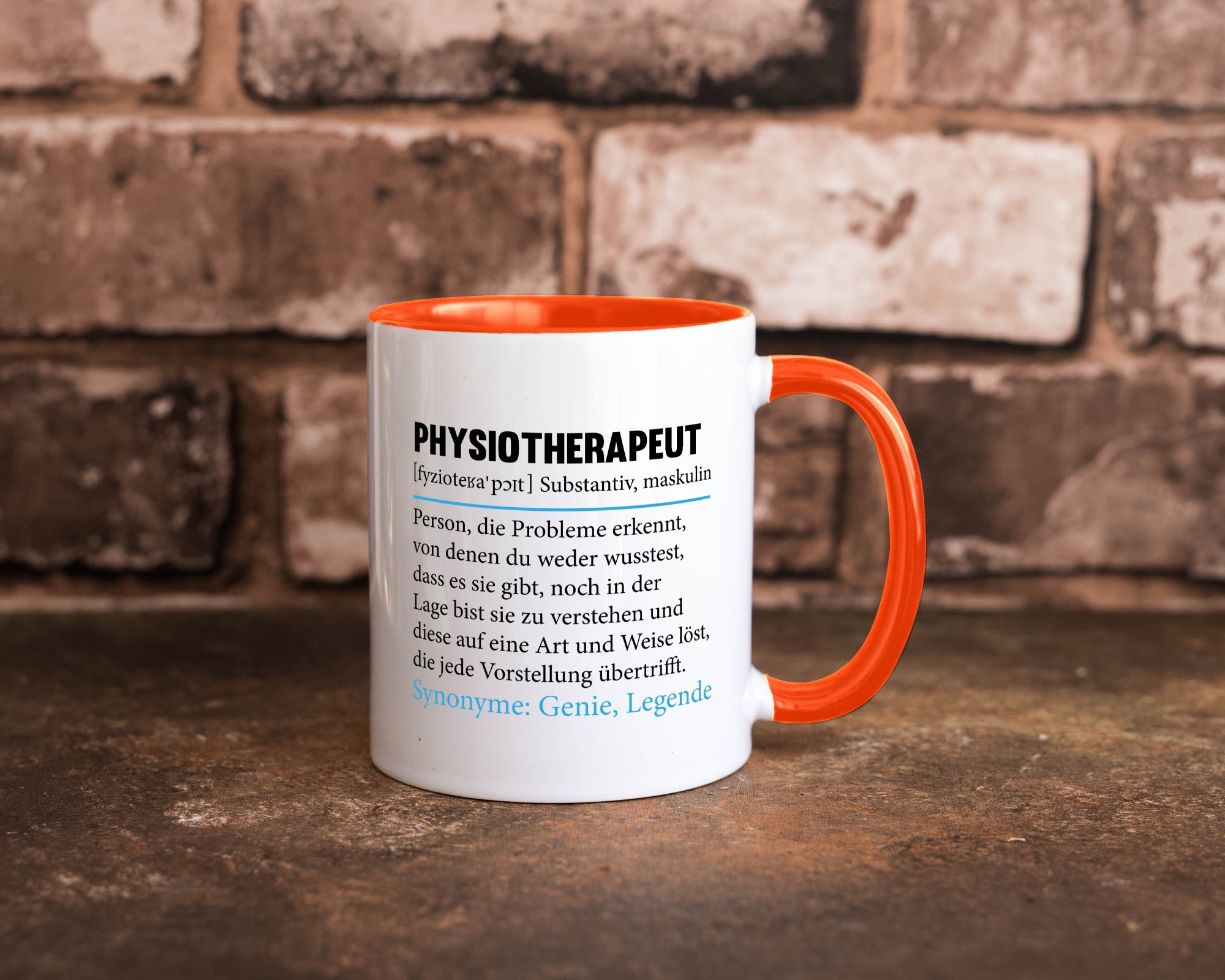 Physiotherapeut | Beruf Spruch Text lustig v2 Humor Arbeit Kollegen Büro