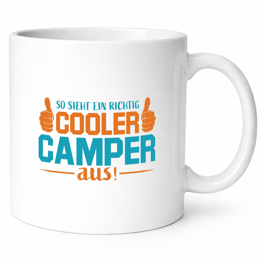 Richtig Cooler Camper | Daumen hoch Geschenk Humor Geschenkidee lustiger Spruch