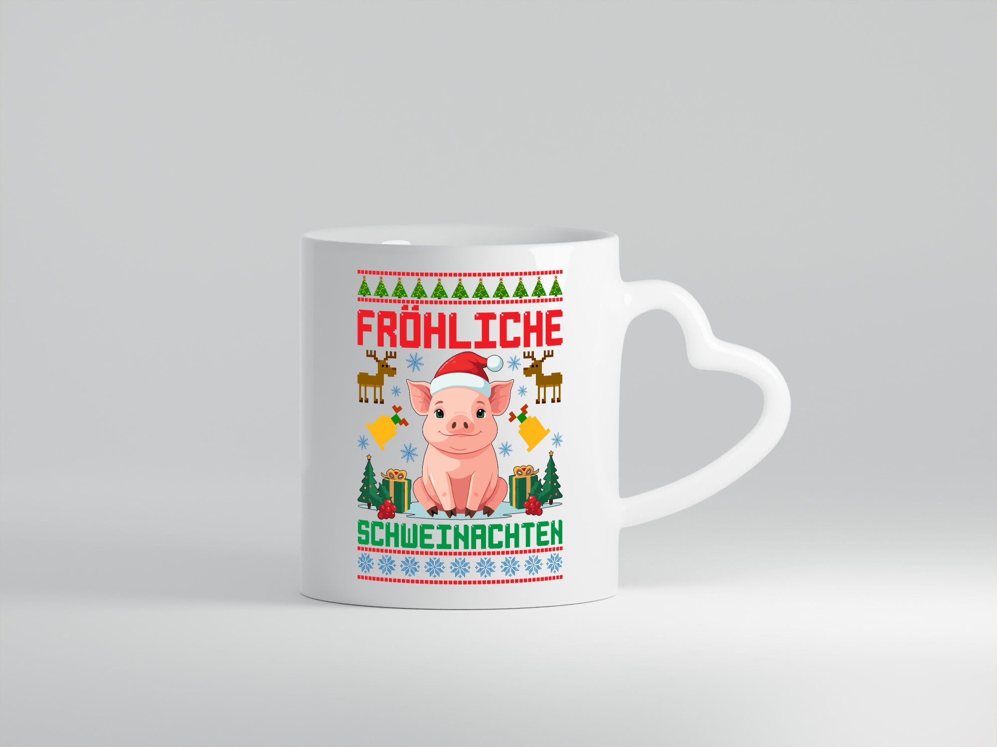 Fröhliche Schweinachten | Ugly Christmas Schwein Humor Geschenkidee Tasse