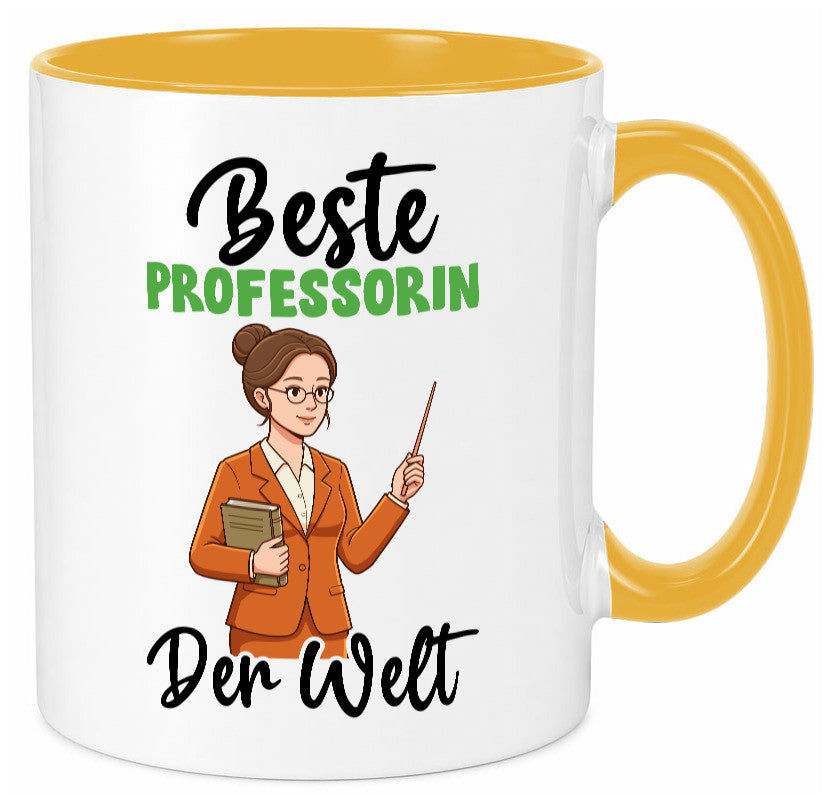 Beste Professorin | Uni Universität v2 Humor Geschenkidee Tasse