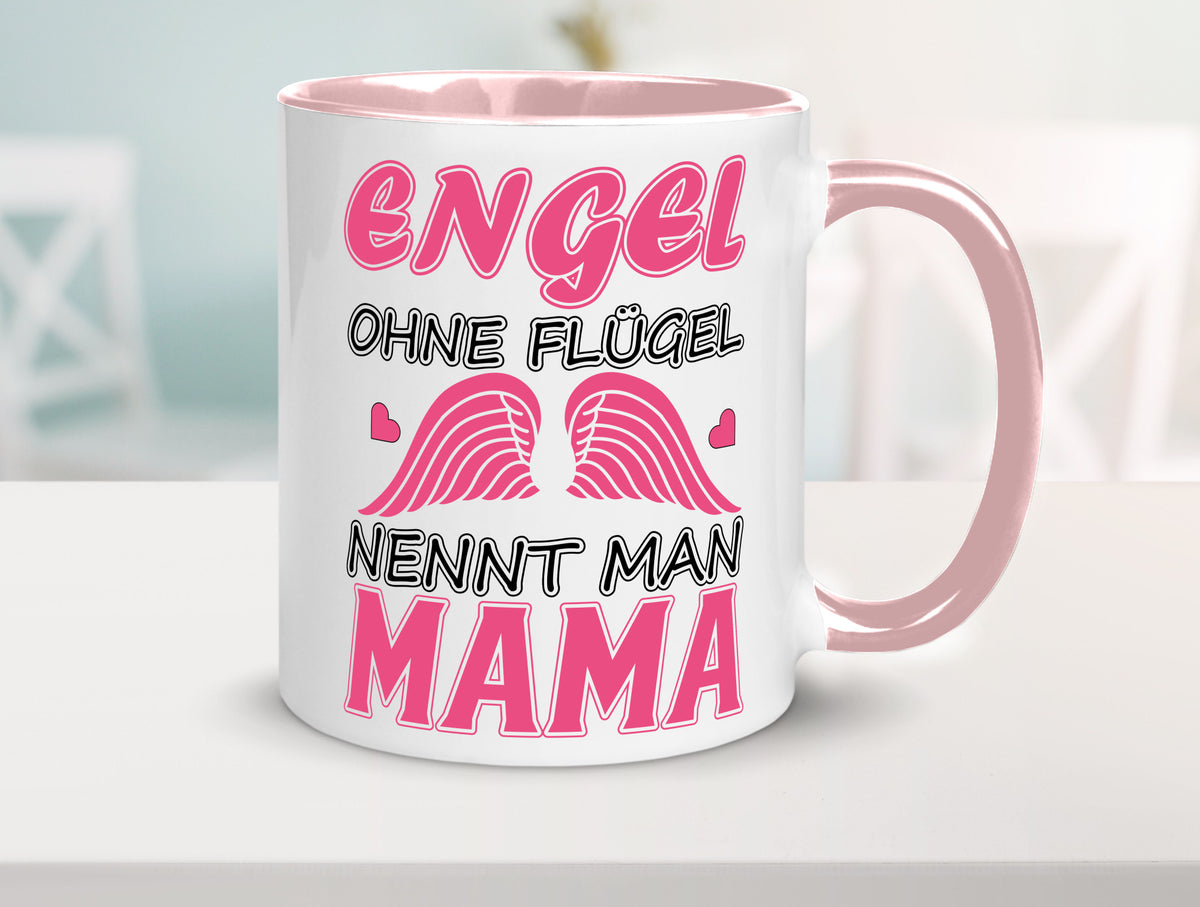 Mama Engel Humor Familie Geschenkidee Tasse