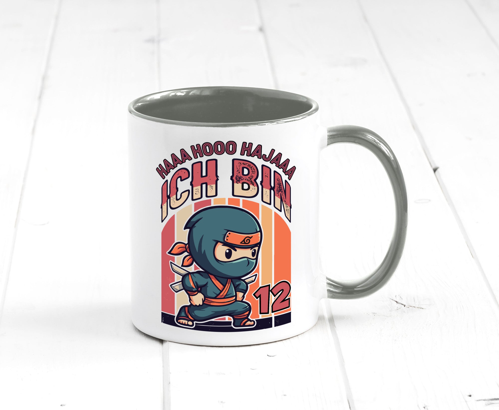 12. Geburtstag | Ninja Junge 12 Jahre Humor Geschenkidee Tasse