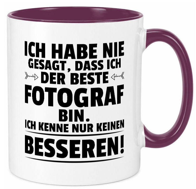 Keinen Besserer Fotograf | Fotografie Kamera Geschenkidee Humor Tasse