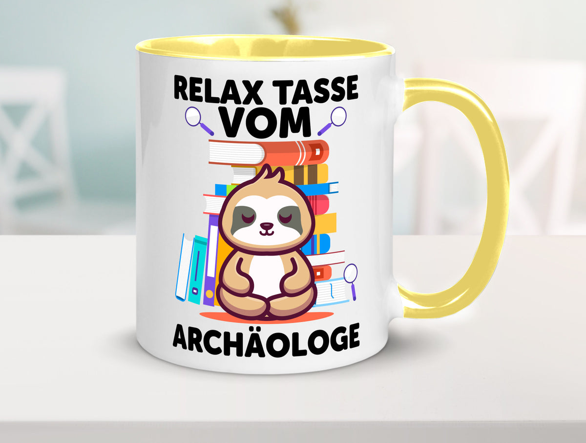 Relax Tasse: Archäologe | Archäologie Forscher lustig Humor Geschenkidee