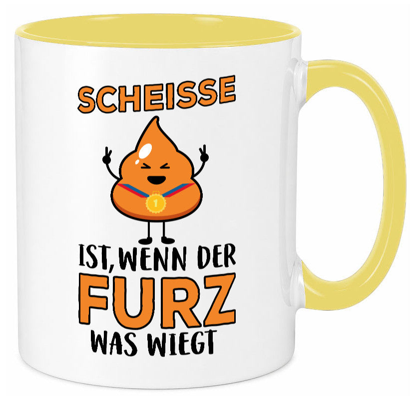 Scheisse ist lustiger Spruch Geschenk Humor Geschenkidee Tasse