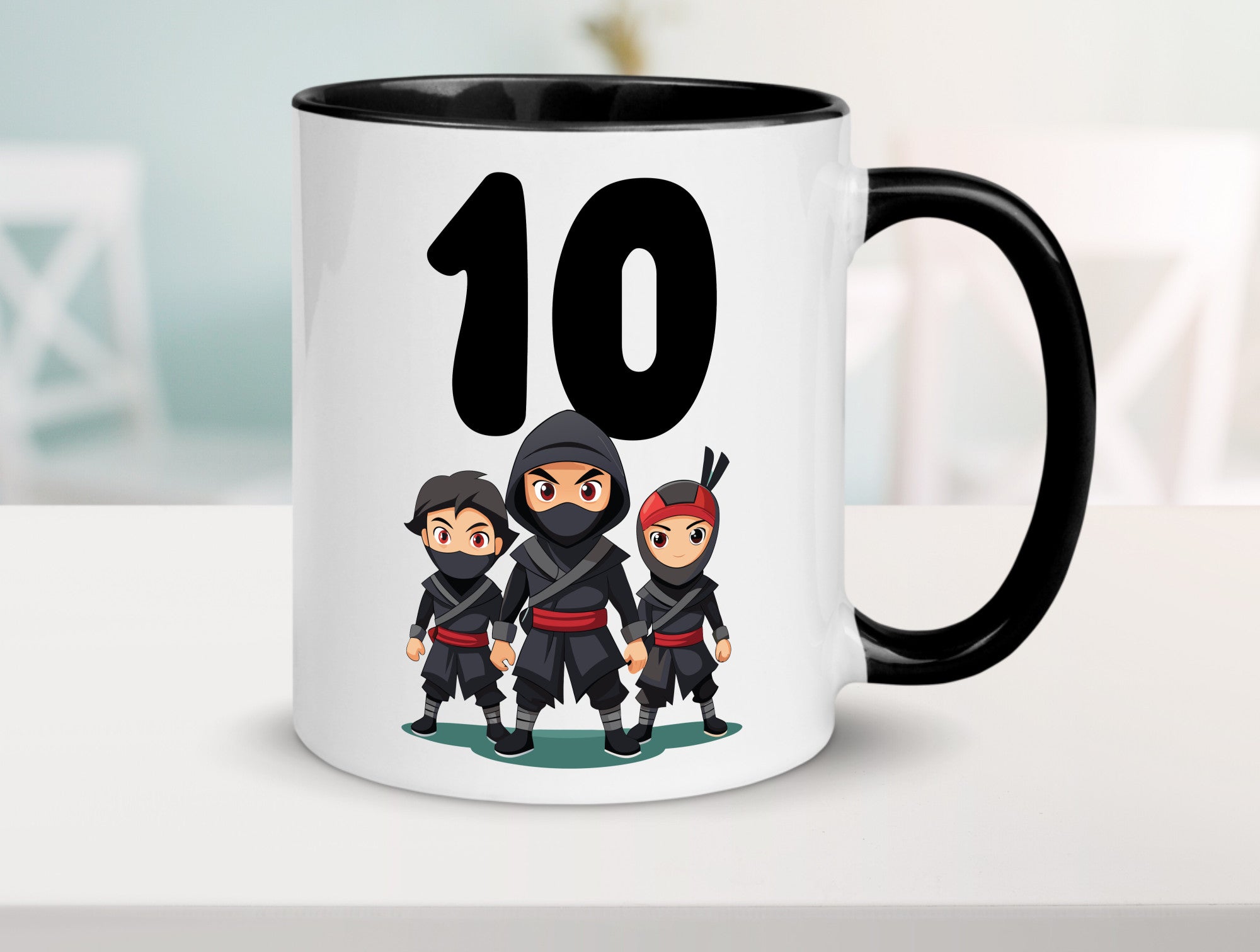 10. Geburtstag | 10 Jahre Ninja Humor Geschenkidee Tasse
