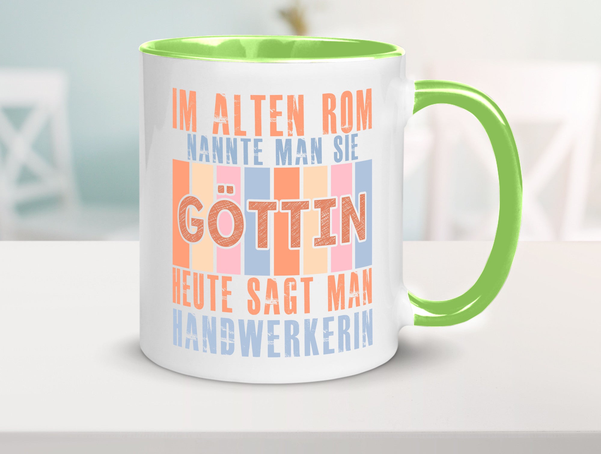 Heute sagt man: Handwerkerin | Handwerkerinnen Geschenk Humor Geschenkidee