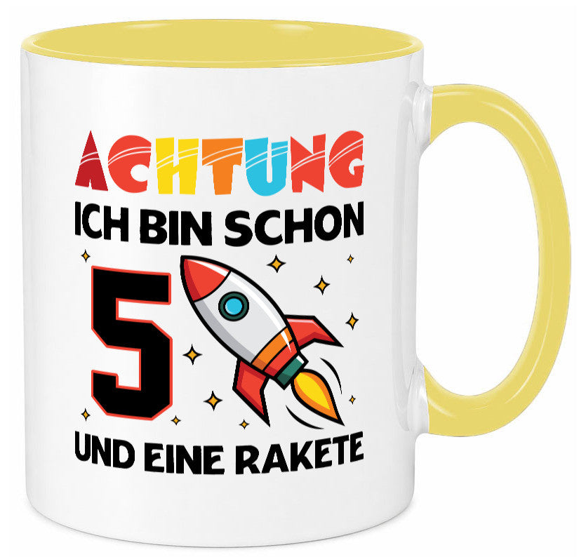 5. Geburtstag | Rakete Weltraum 5 Jahre Galaxy lustig Geschenkidee Geschenk