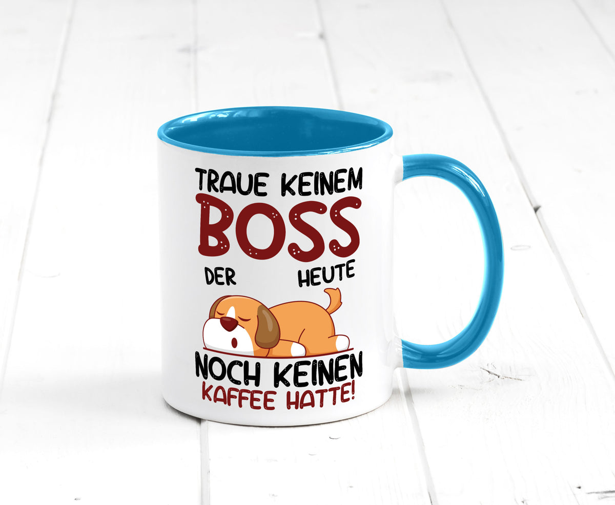 Traue keinem Boss | Führungskraft Vorgesetzter Geschenkidee Humor Tasse