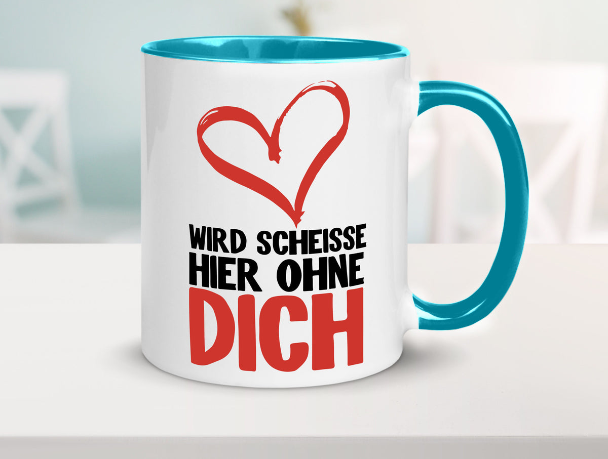 Wird Scheisse Geschenk Humor Geschenkidee lustiger Spruch Tasse