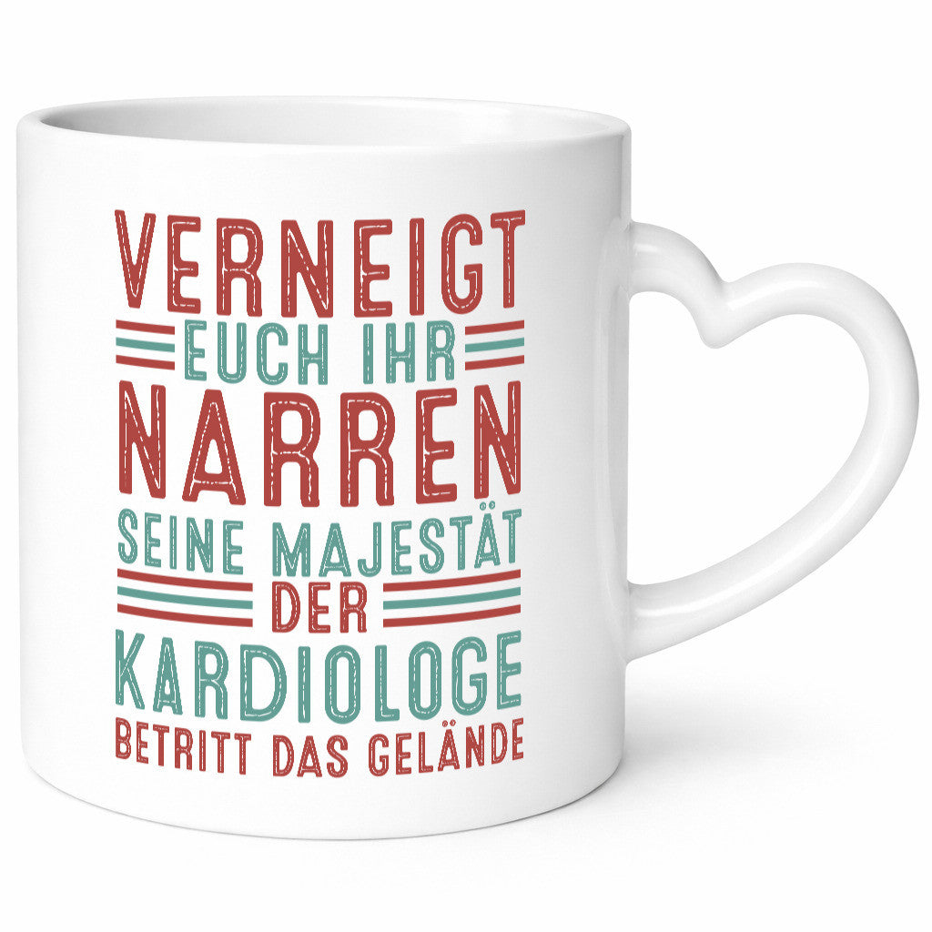 Verneigt euch: Kardiologe | Kardiologie Humor Geschenkidee Tasse