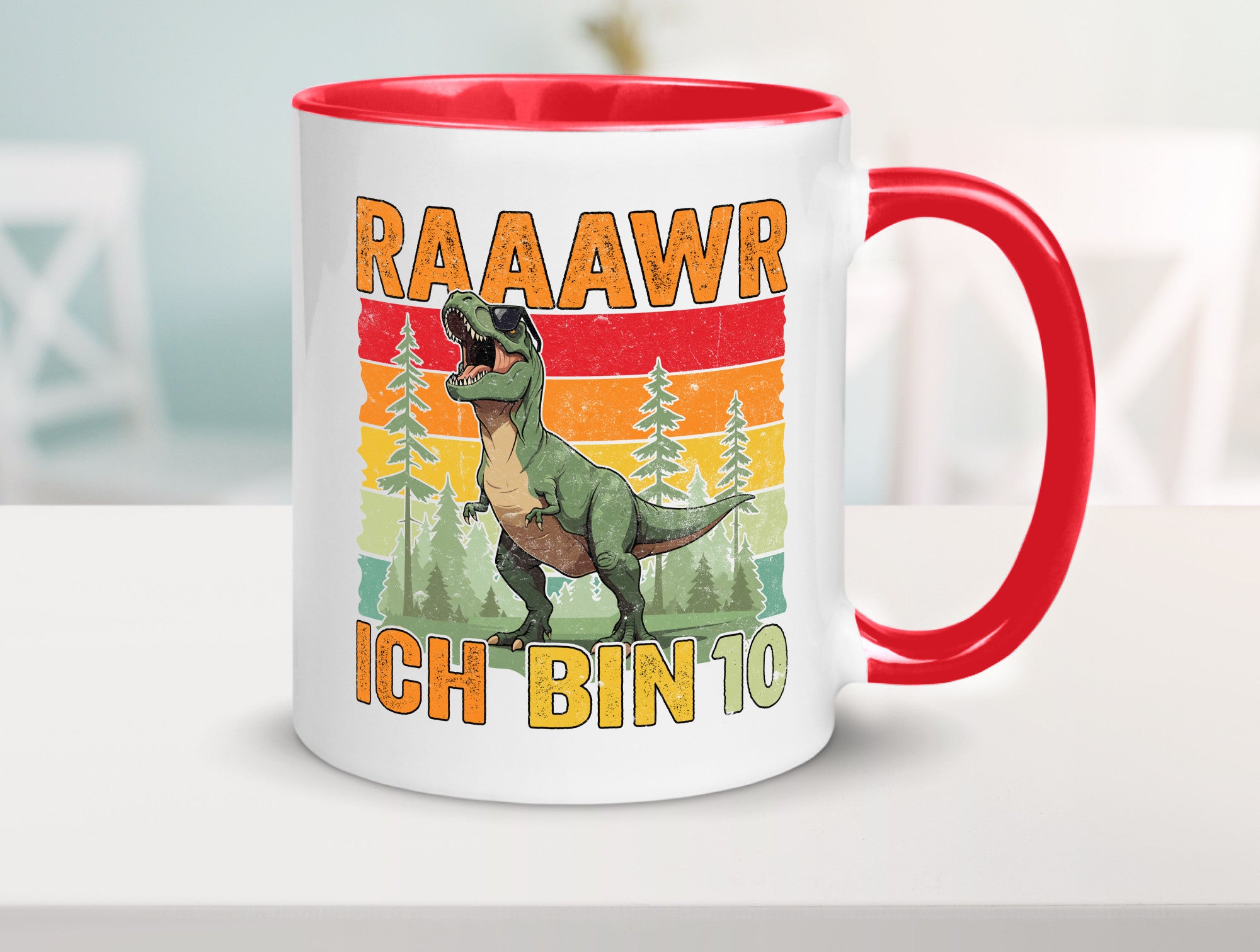 10. Geburtstag | 10 Jahre rarrrr ich bin Dinosaurier lustig Geschenkidee