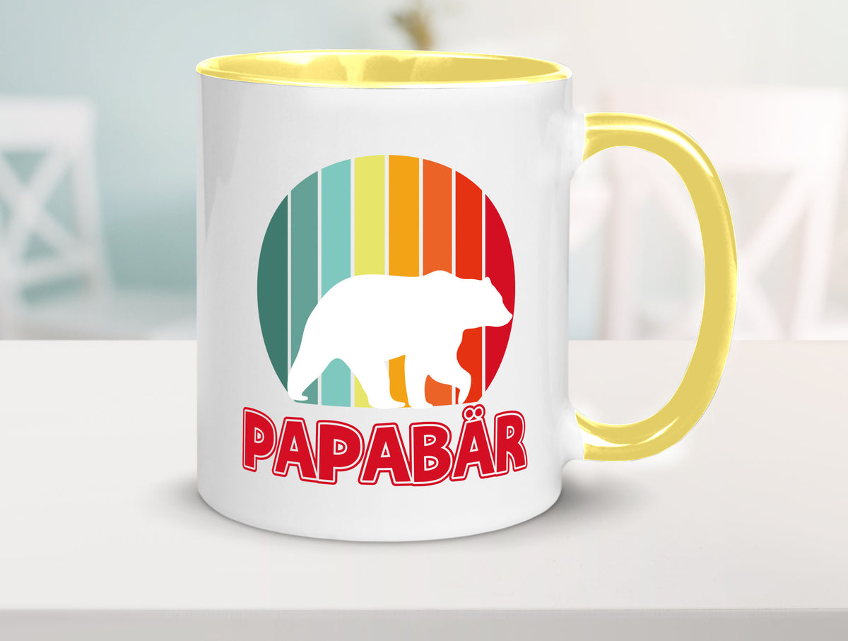 Papabär | Papa Tasse Vater Vatertag Bär lustiger Spruch Geschenk Familie