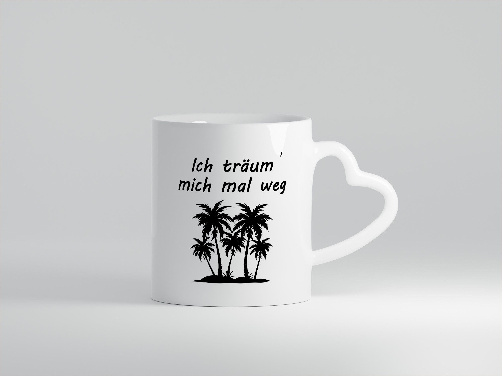 Ich Träum mich mal weg | Urlaub Palmen Strand lustig Humor Geschenkidee