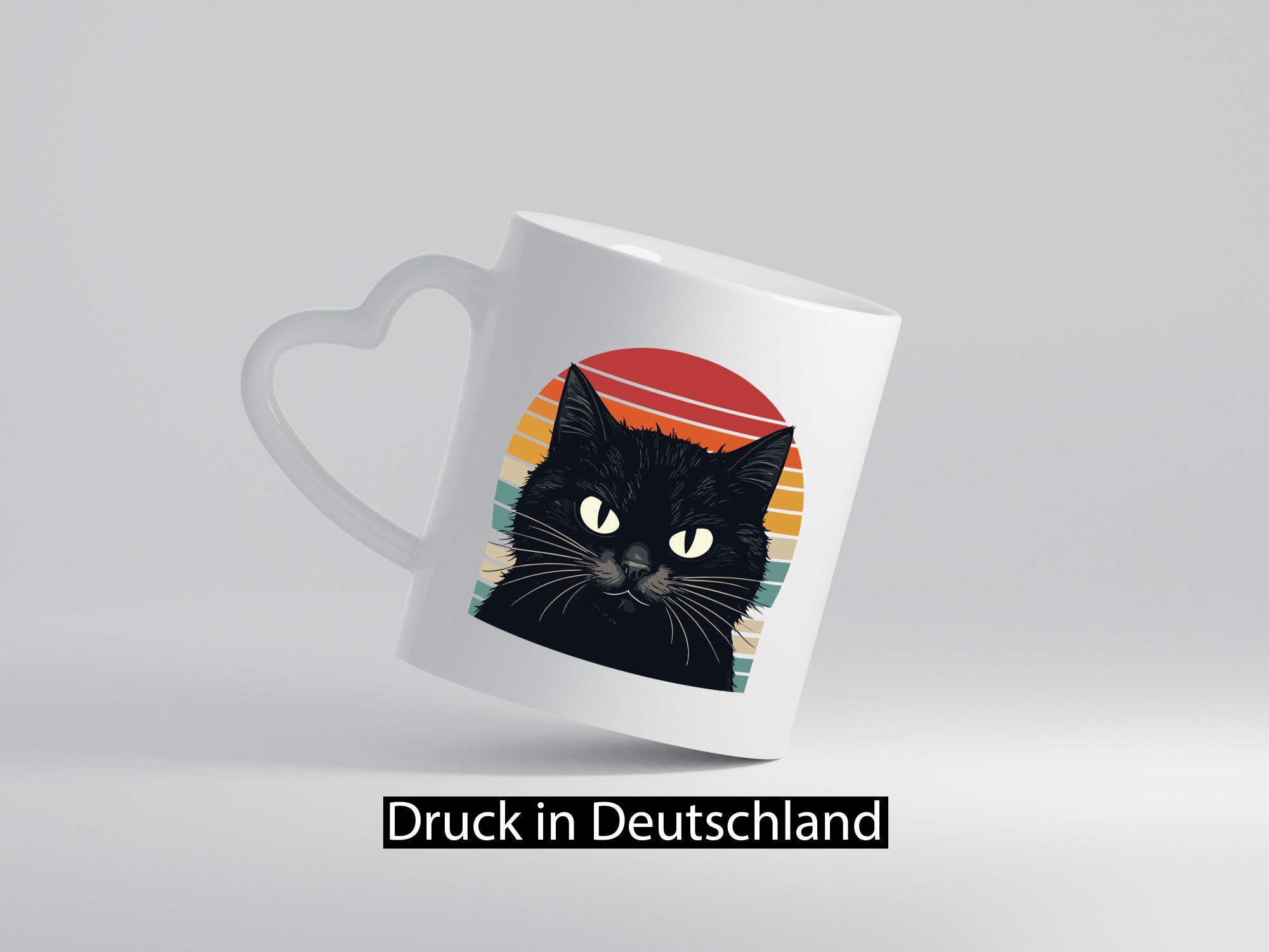 Schwarze Katze | Katzenliebhaber Böse Geschenk Tierliebhaber Humor lustiger