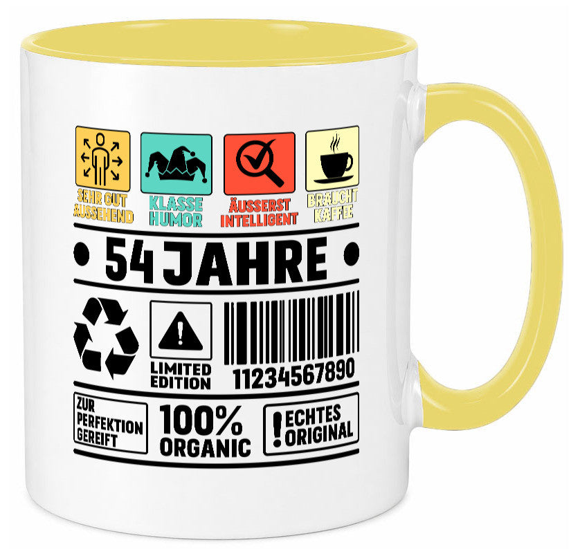 54. Geburtstag | 54 Jahre Humor Limited Edition lustig Geschenkidee Geschenk