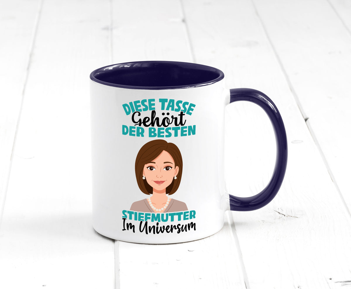 Im Universum: Stiefmutter | Stieftochter Beste Geschenk Familie Geschenkidee Tasse