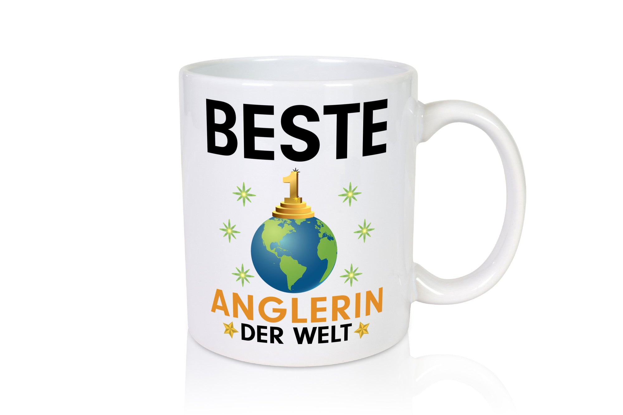 Welt Beste Anglerin | Angeln Fischerin Humor Geschenkidee Tasse
