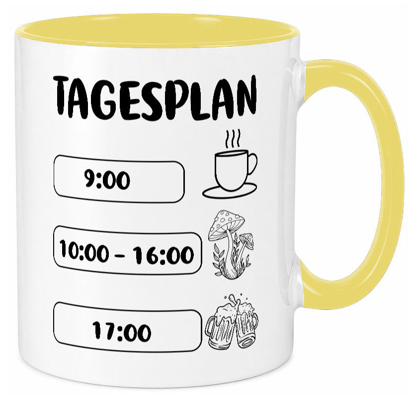 Tagesplan Pilzsammler | Pilze Wald v2 Geschenk Humor Geschenkidee lustiger
