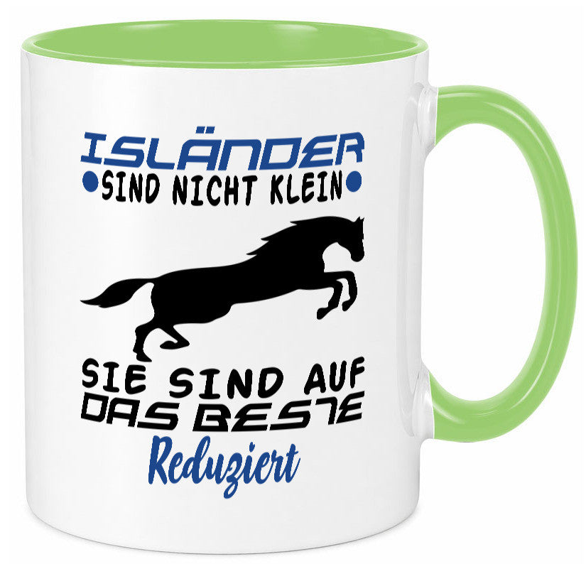 Isländer sind nicht klein | Auf das beste reduziert Geschenk Humor Geschenkidee Tasse