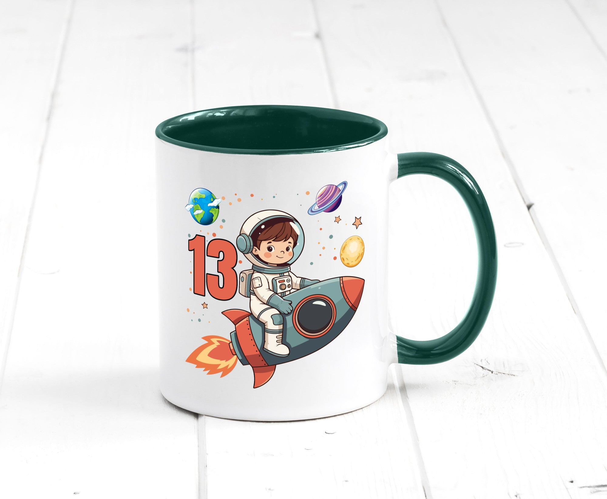 13. Geburtstag | 13 Jahre Astronaut Weltraum lustiger Spruch Geschenk
