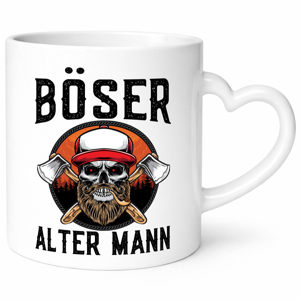 Böser alter Mann Humor Geschenkidee Tasse